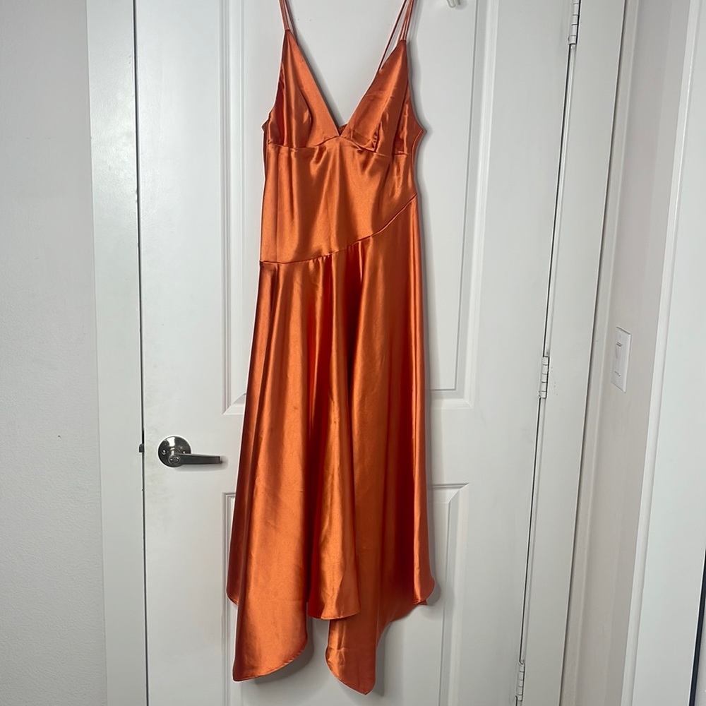 Orange dress